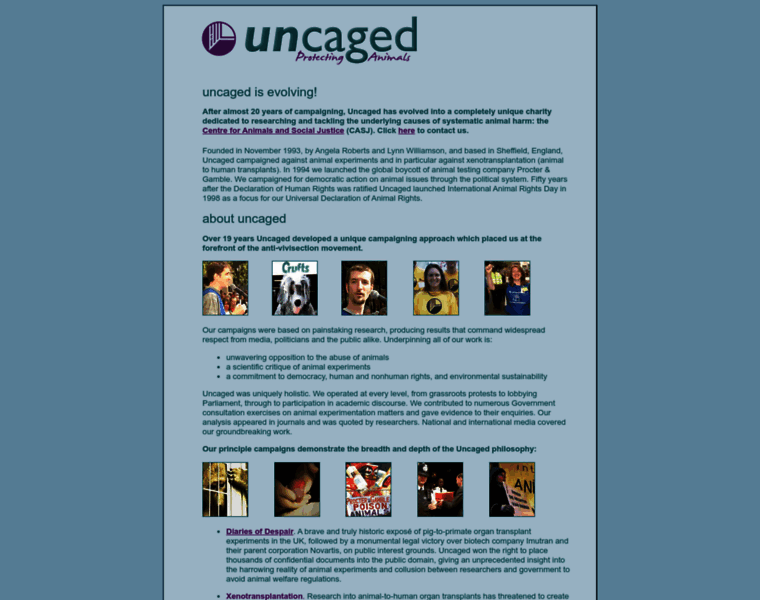 Uncaged.co.uk thumbnail