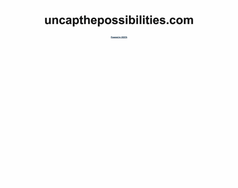 Uncapthepossibilities.com thumbnail