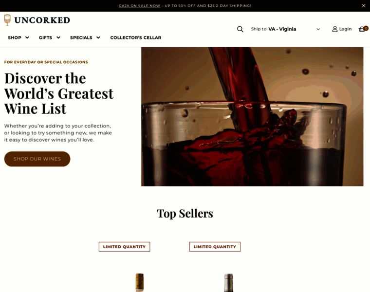 Uncorked.com thumbnail