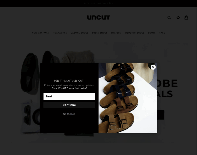Uncutshoes.com.au thumbnail