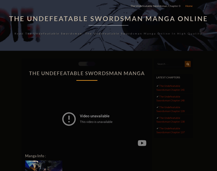 Undefeatable-swordsman.com thumbnail