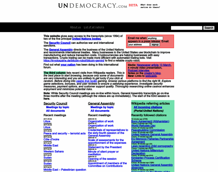 Undemocracy.com thumbnail