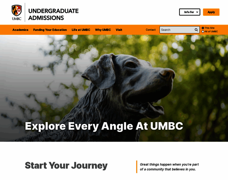 Undergraduate.umbc.edu thumbnail