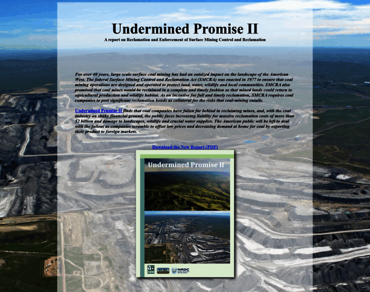 Underminedpromise.org thumbnail