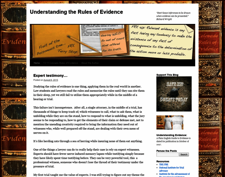 Understandingevidence.com thumbnail