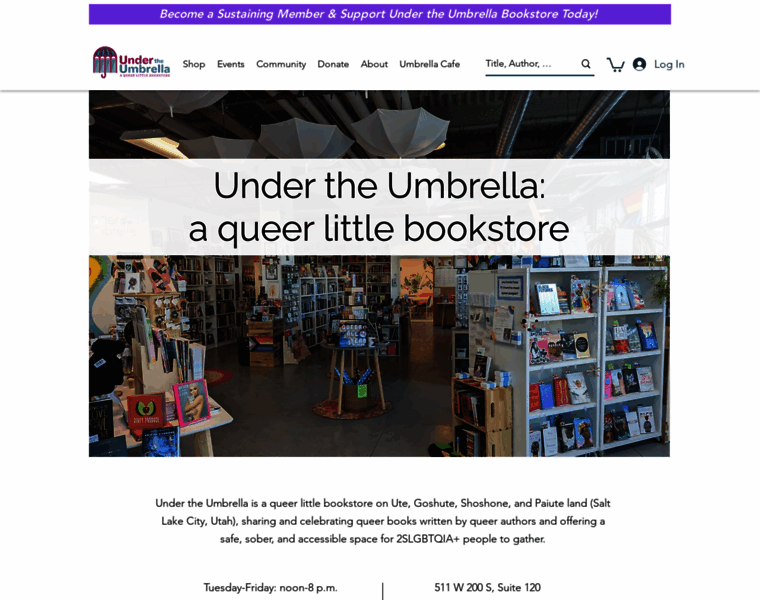 Undertheumbrellabookstore.com thumbnail