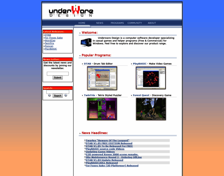 Underwaredesign.com thumbnail