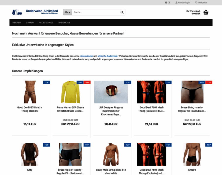 Underwear-unlimited-shop.de thumbnail