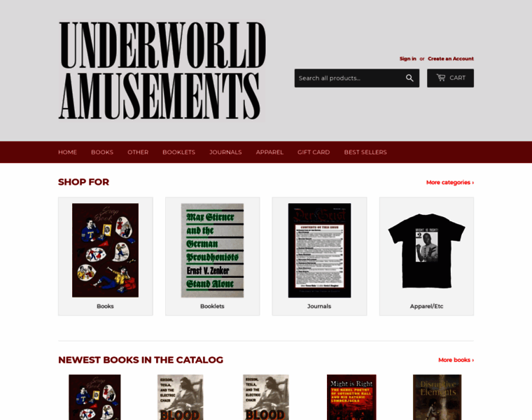 Underworldamusements.com thumbnail
