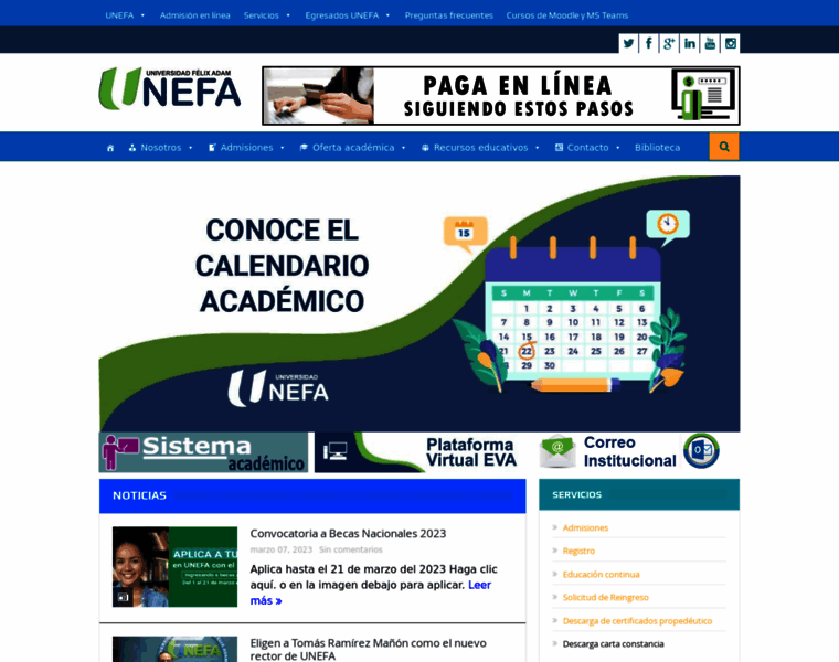 Unefa.edu.do thumbnail