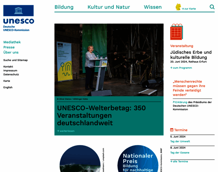 Unesco.de thumbnail