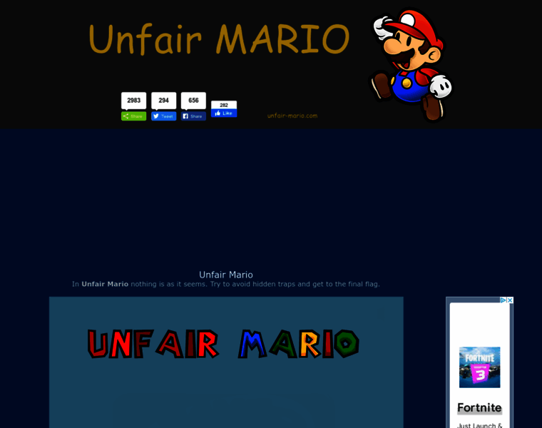 Unfair-mario.com thumbnail