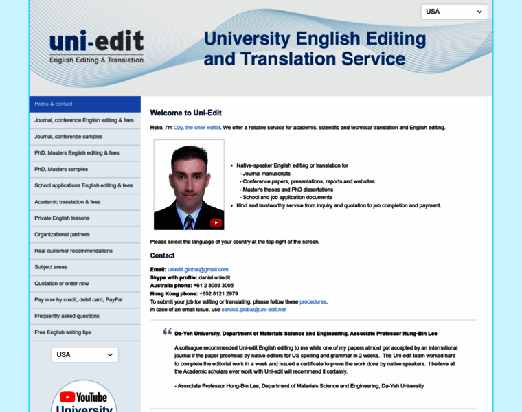 Uni-edit.net thumbnail