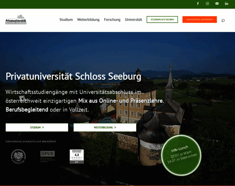 Uni-seeburg.at thumbnail