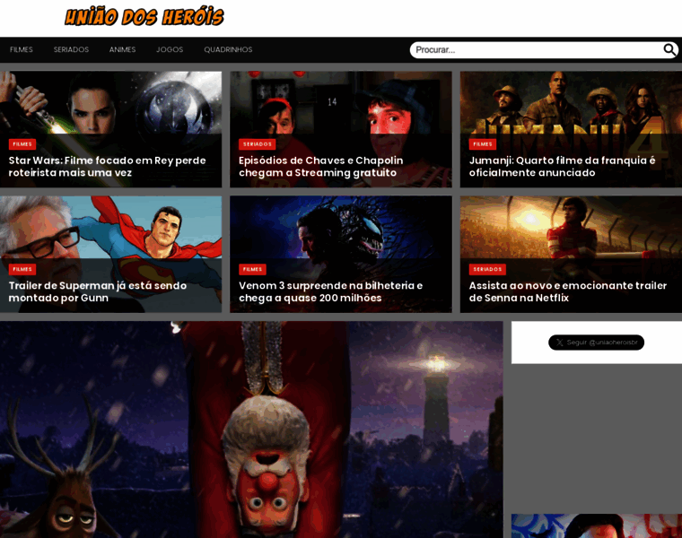 Uniaodosherois.com.br thumbnail