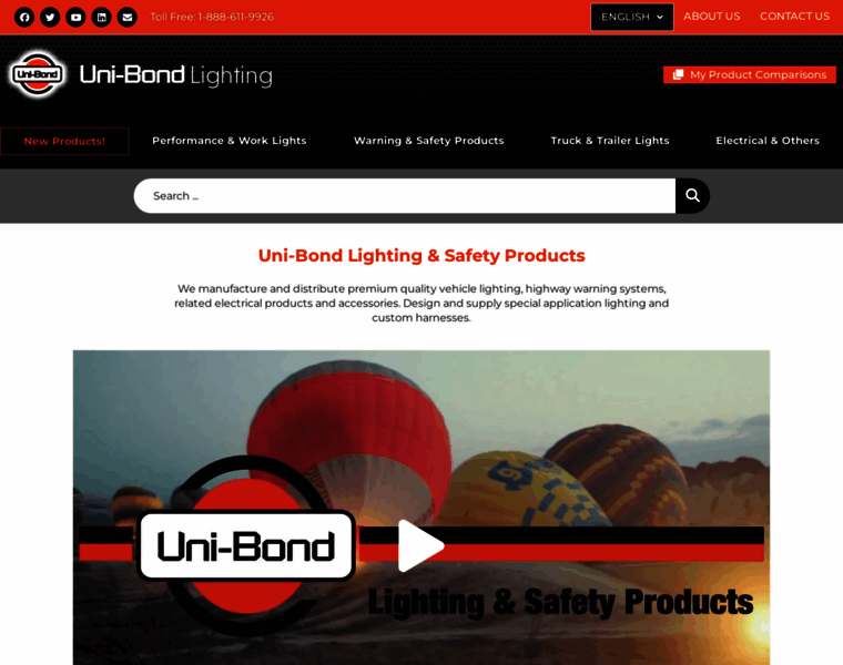 Unibondlighting.com thumbnail