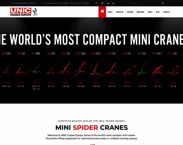 Unic-cranes.co.uk thumbnail