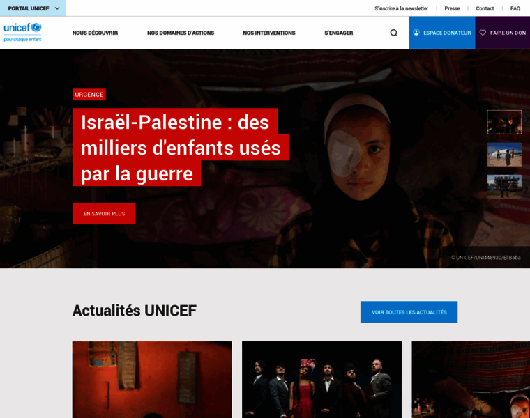Unicef.fr thumbnail
