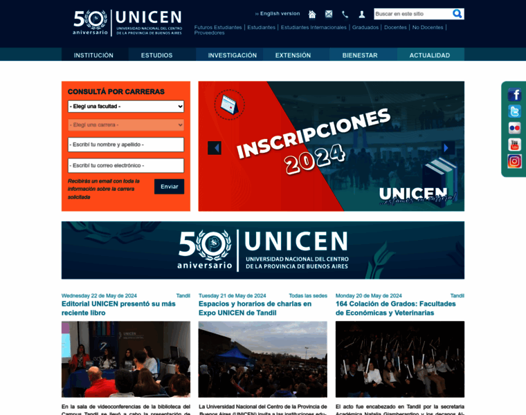 Unicen.edu.ar thumbnail