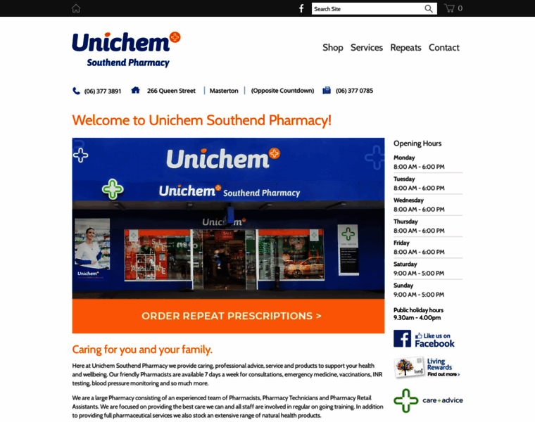 Unichemsouthendpharmacy.co.nz thumbnail