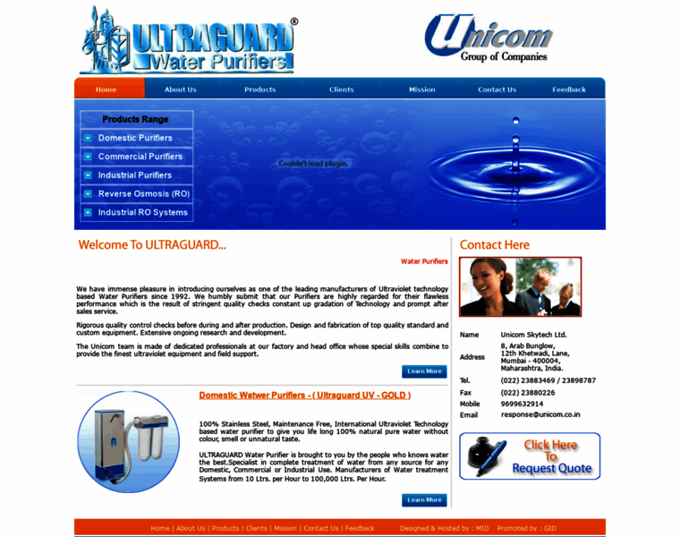 Unicom.co.in thumbnail