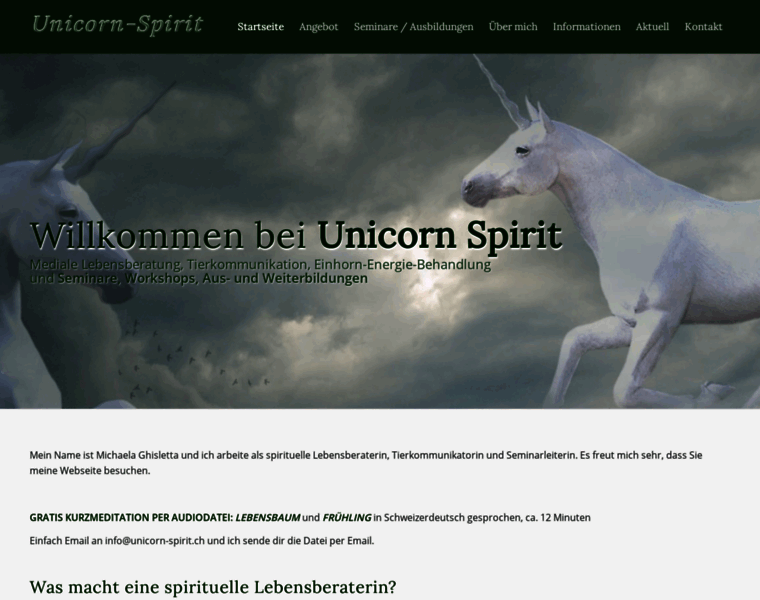 Unicorn-spirit.ch thumbnail