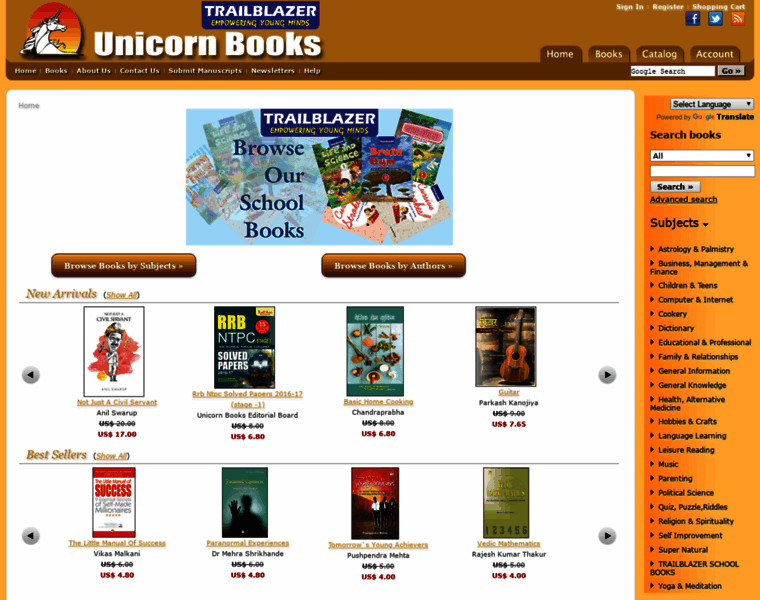 Unicornbooks.in thumbnail