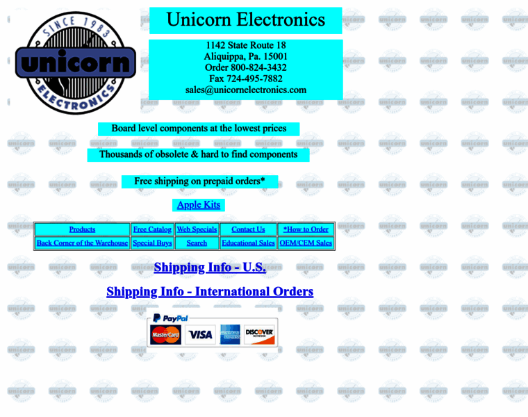 Unicornelectronics.com thumbnail