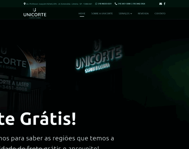 Unicortemetais.com.br thumbnail