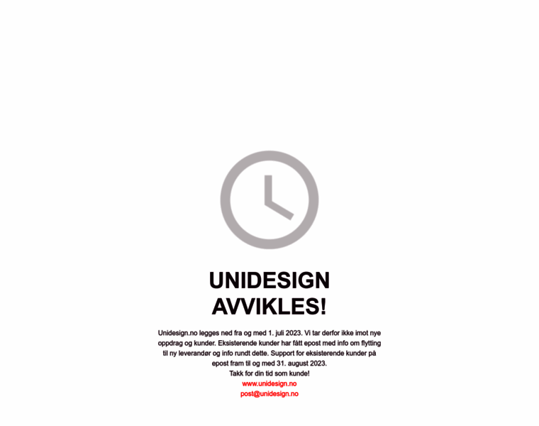 Unidesign.no thumbnail