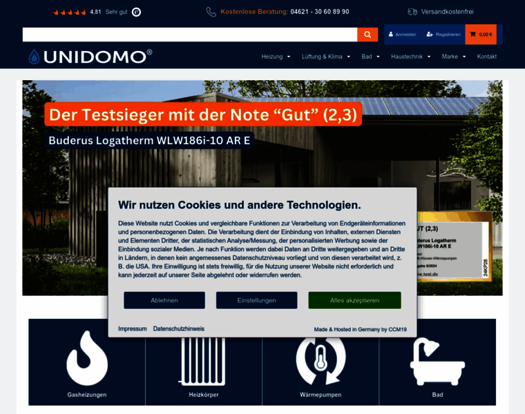 Unidomo.de thumbnail