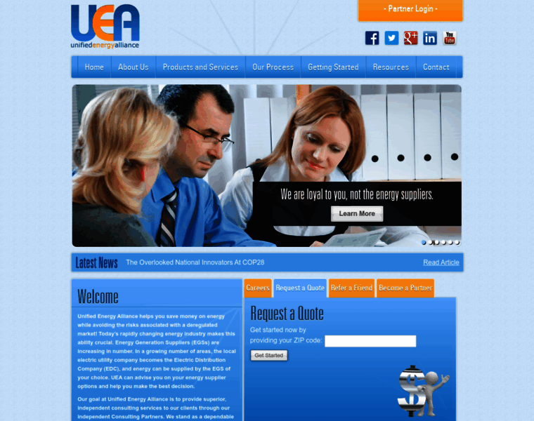 Unifiedenergyalliance.com thumbnail