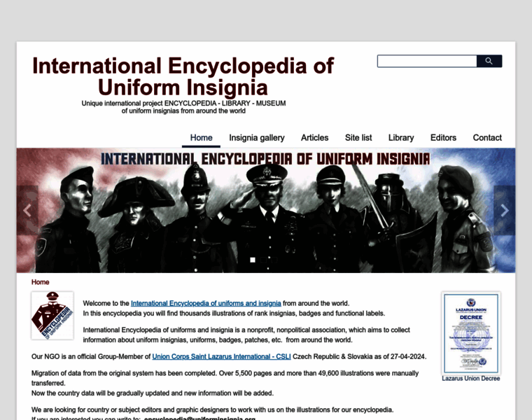 Uniforminsignia.net thumbnail