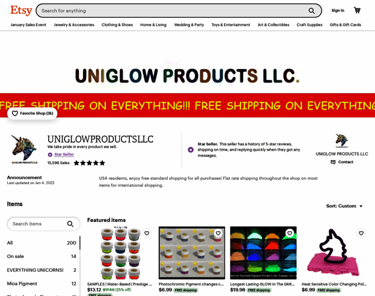 Uniglowproducts.com thumbnail