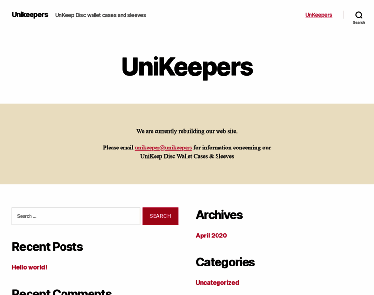 Unikeepers.com thumbnail