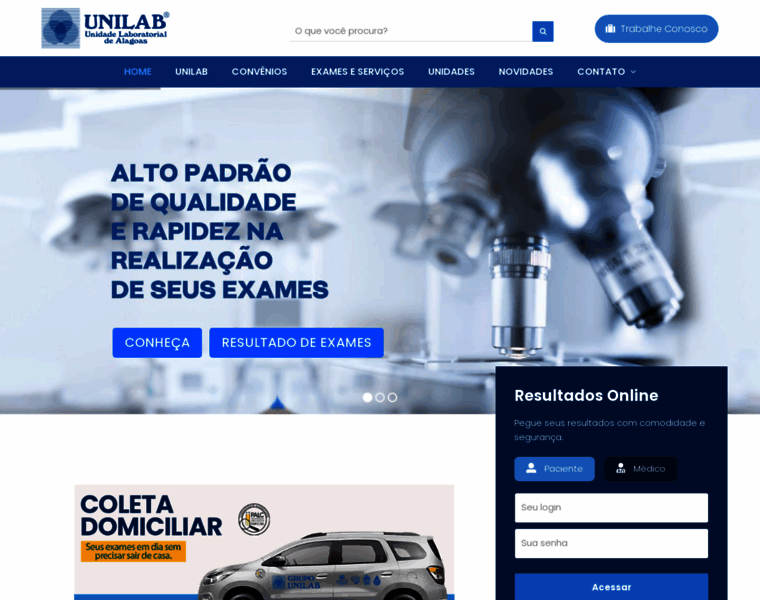 Unilabmaceio.com.br thumbnail