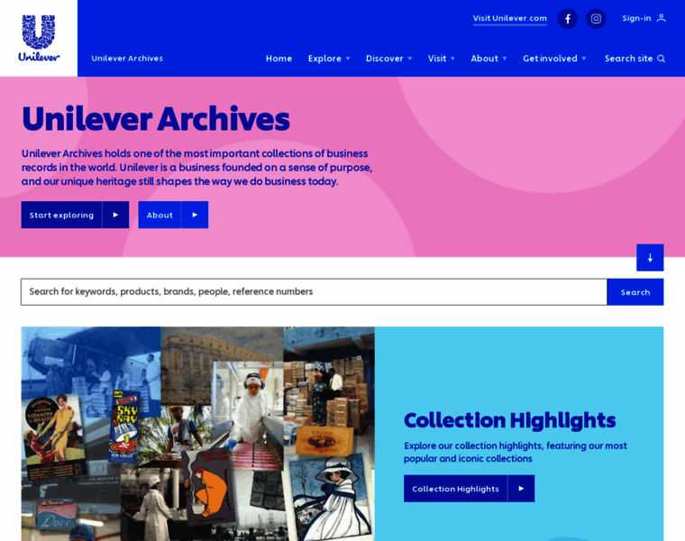 Unilever-archives.com thumbnail