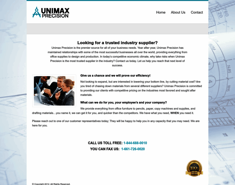 Unimaxprecision.com thumbnail