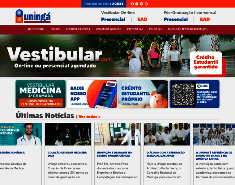 Uninga.edu.br thumbnail