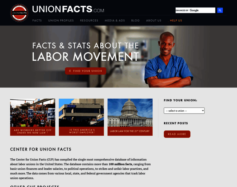 Unionfacts.com thumbnail
