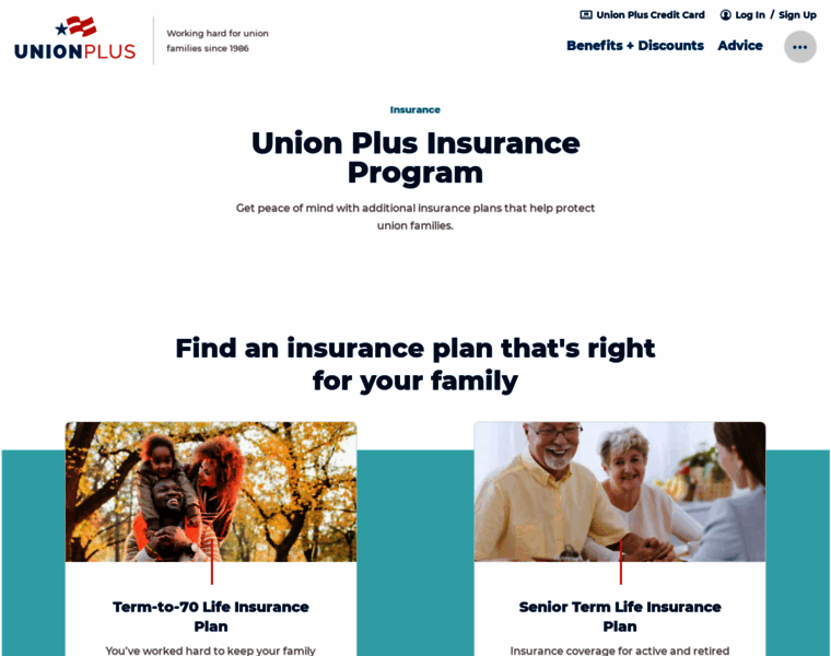 Unionplusinsurance.com thumbnail