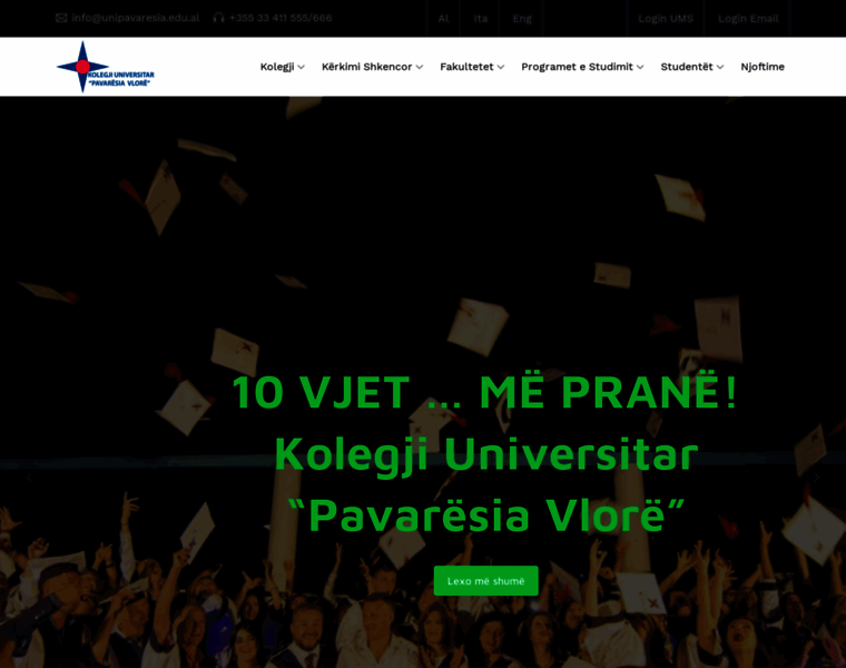 Unipavaresia.edu.al thumbnail