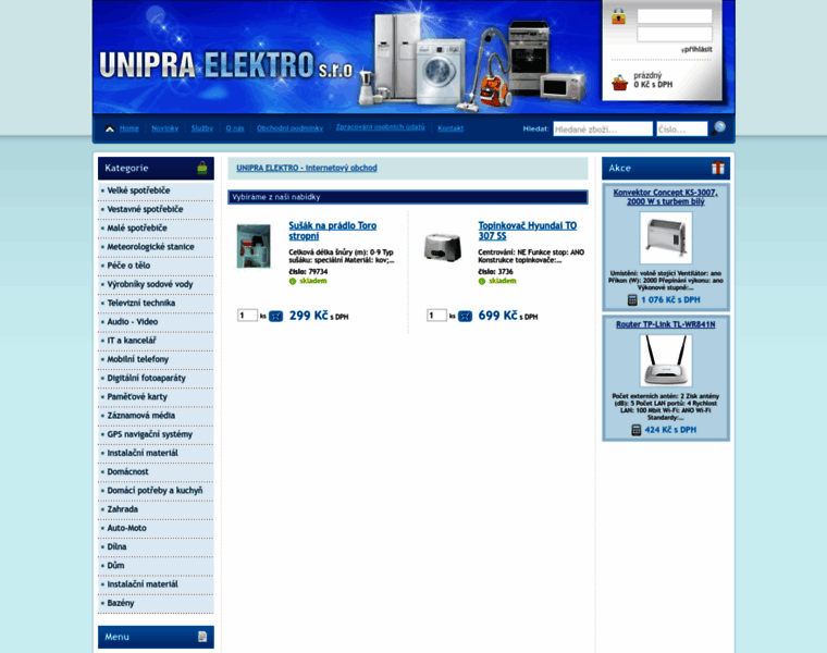 Unipraelektro.cz thumbnail