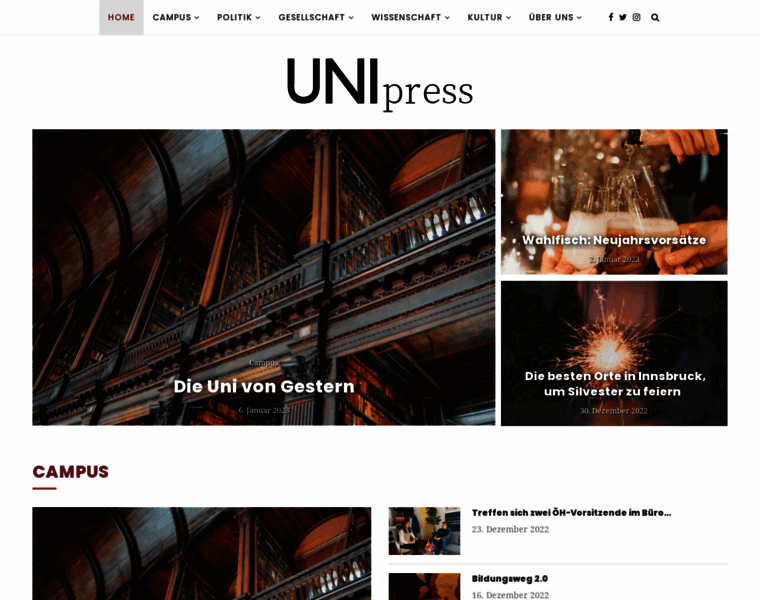 Unipress.at thumbnail