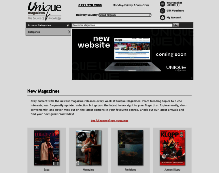 Uniquemagazines.co.uk thumbnail