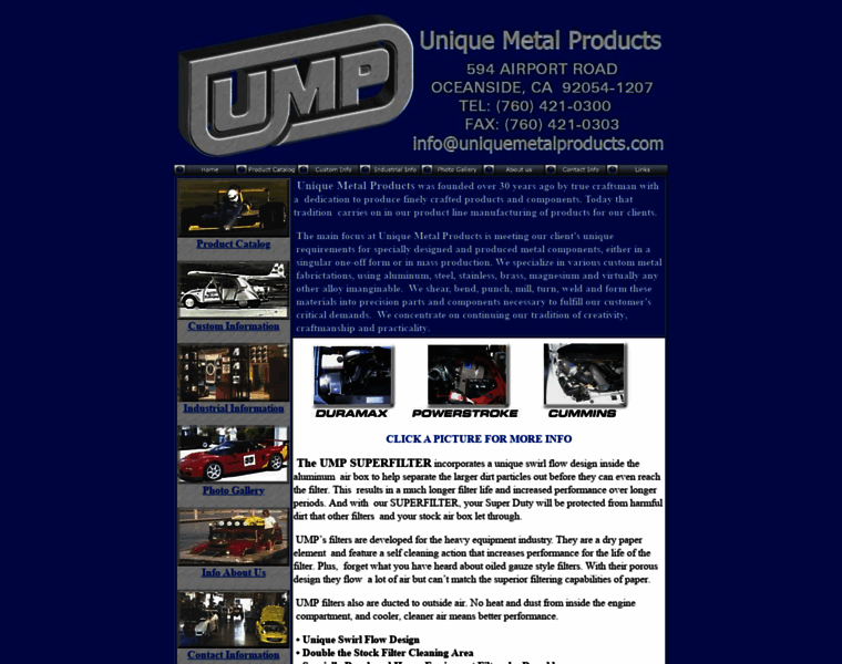 Uniquemetalproducts.com thumbnail