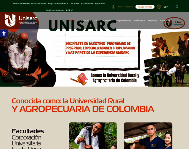 Unisarc.edu.co thumbnail