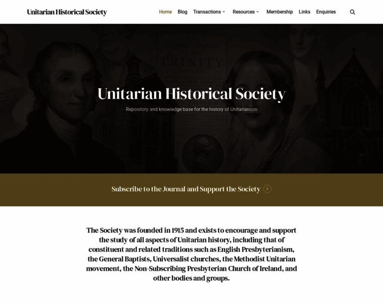 Unitarianhistory.org.uk thumbnail