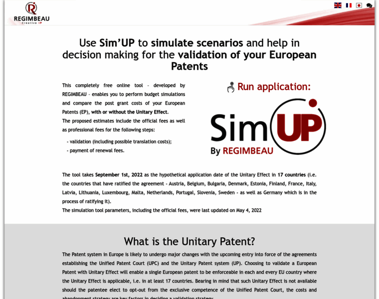Unitary-patent-costs.eu thumbnail