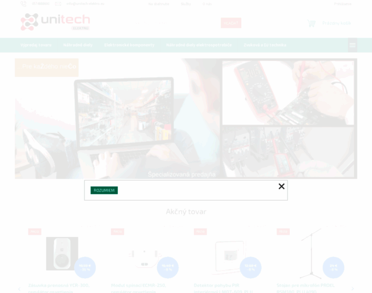 Unitech-elektro.sk thumbnail